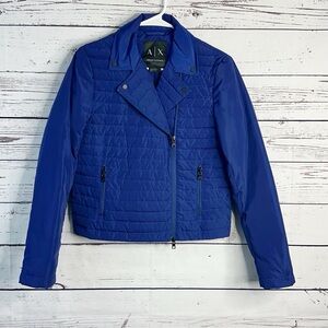 Armani Exchange Royal Blue Down Jacket